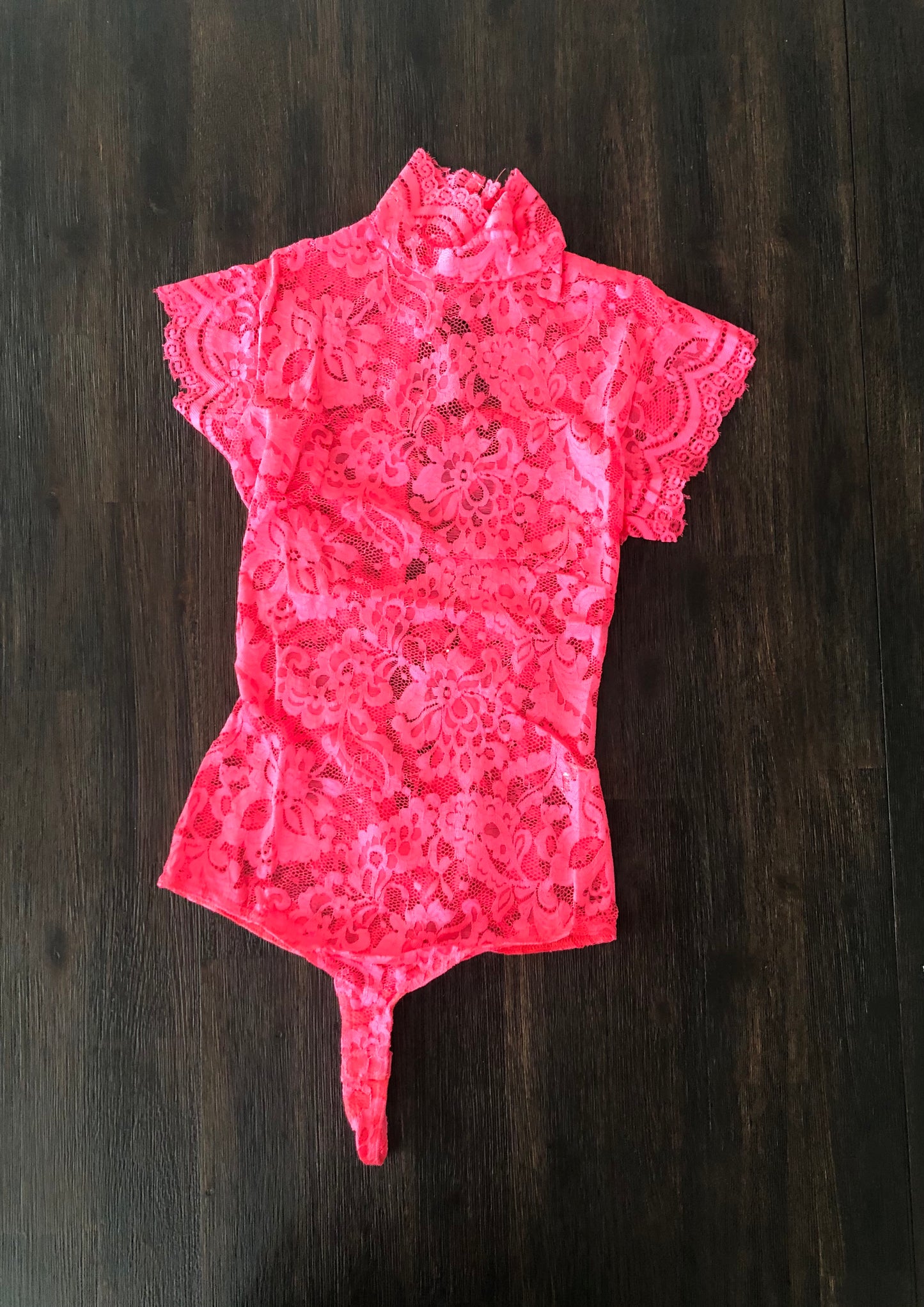 NEON lace bodysuit