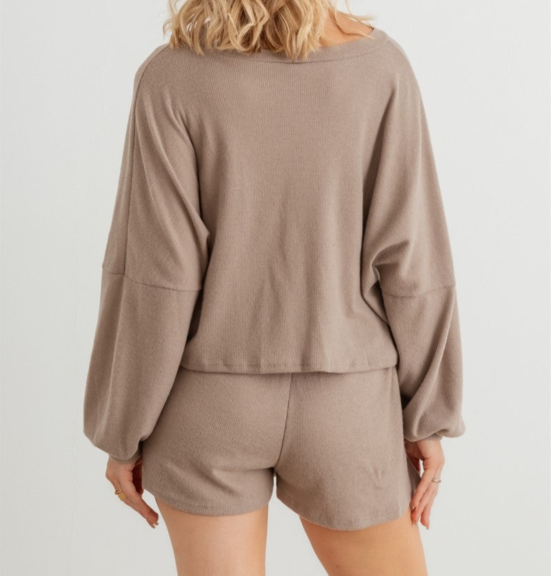 Natural Mocha Pajama- Loungewear