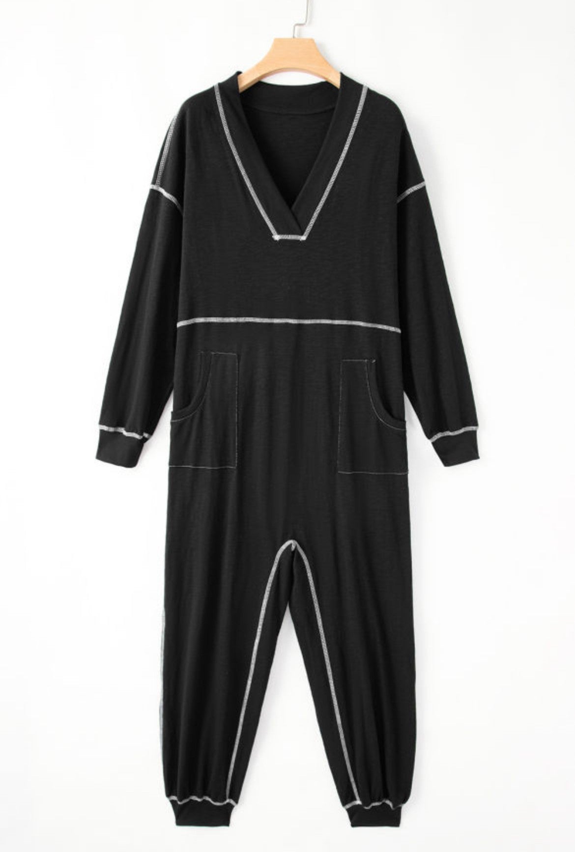 Black Onesie Pajama- Jumpsuit