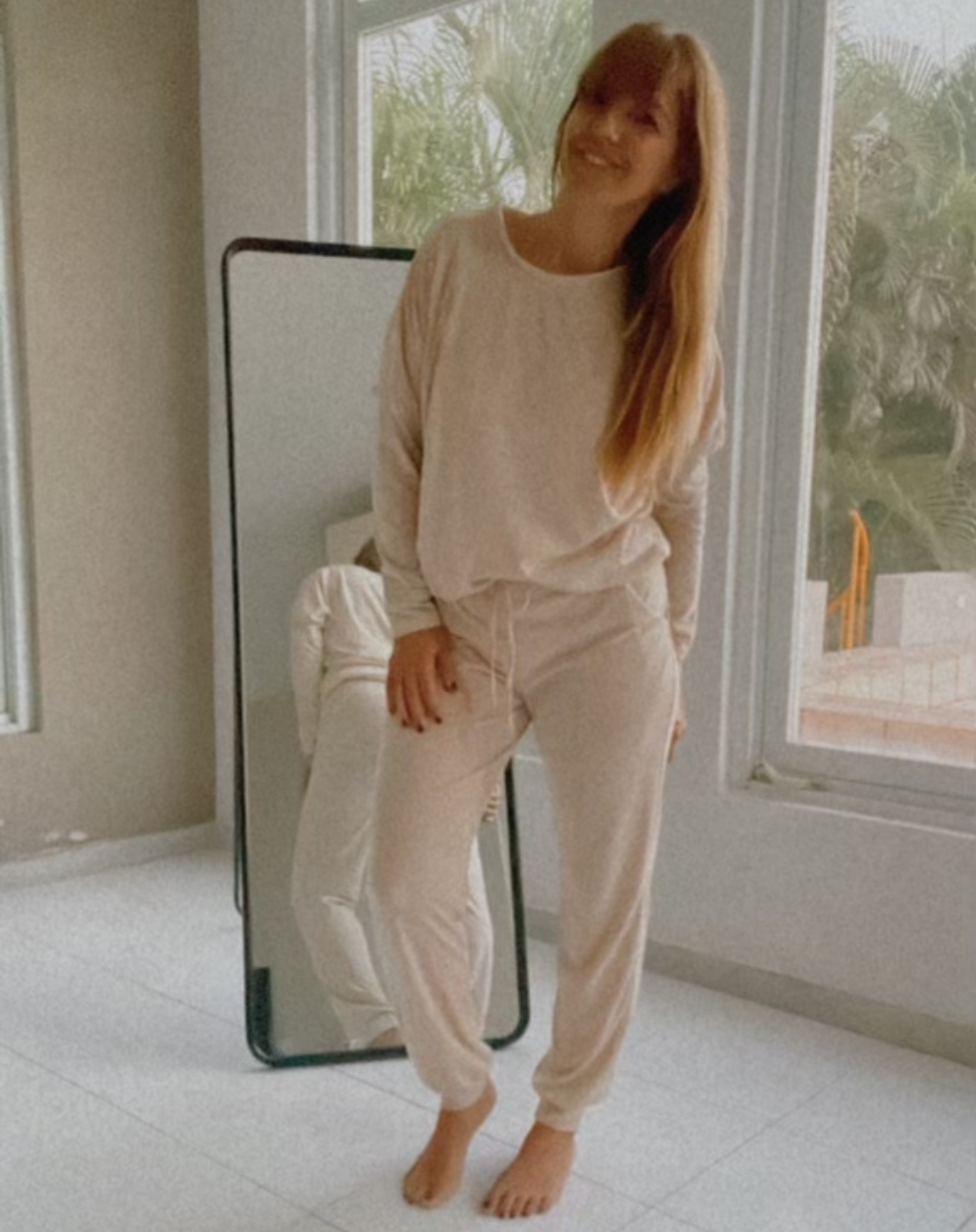 Loungewear Jogger Set Long Sleeve Top & Long Pant